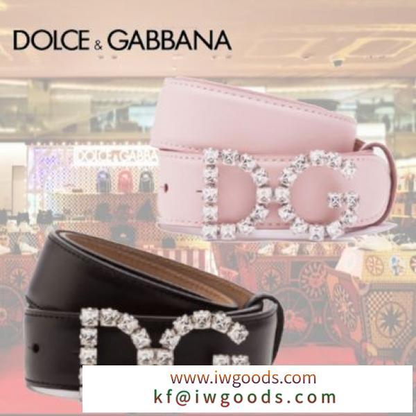 2019AW 【DOLCE&Gabbana 激安スーパーコピー】 ベルト カーフスキン DGクリスタル iwgoods.com:mrii9b