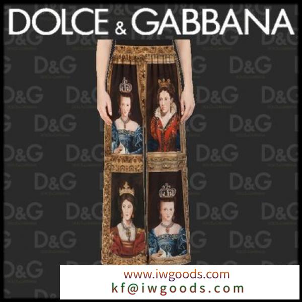 新作【Dolce&Gabbana 激安スーパーコピー】パンツ クレープデシン クイーンプリント iwgoods.com:8cybiz