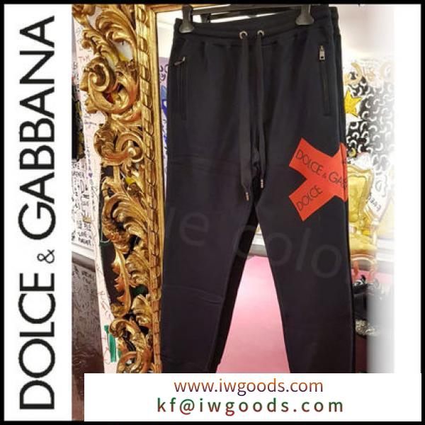 DOLCE&Gabbana コピー商品 通販 ドルガバ 19SS ロゴ スウェット パンツ *ネイビー iwgoods.com:2eak64