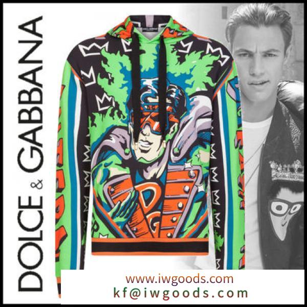 DOLCE&Gabbana 偽物 ブランド 販売 ドルガバ 19AW スーパーヒーローKING フーディ iwgoods.com:5sdpc6