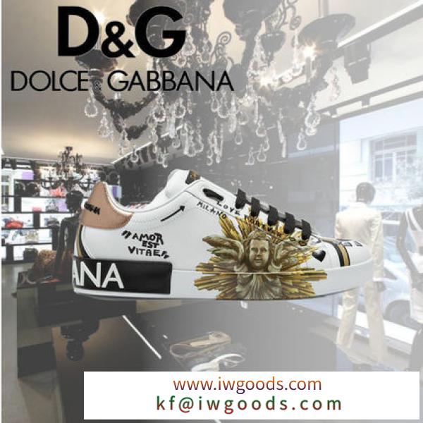 【Dolce & Gabbana 激安コピー】PRINTED CALFSKIN SNEAKERS iwgoods.com:bulzoz