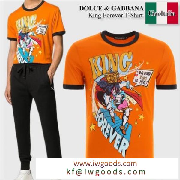 DOLCE & Gabbana 偽ブランド　King Forever T-Shirt iwgoods.com:o9n8ny