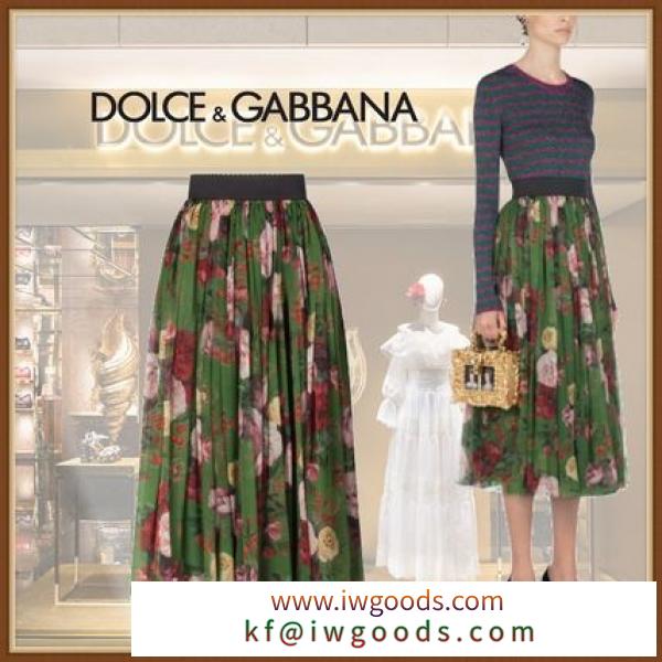 直営店★Dolce＆Gabbana ブランドコピー通販★ロンゲットスカートバロックローズ iwgoods.com:w62xd2