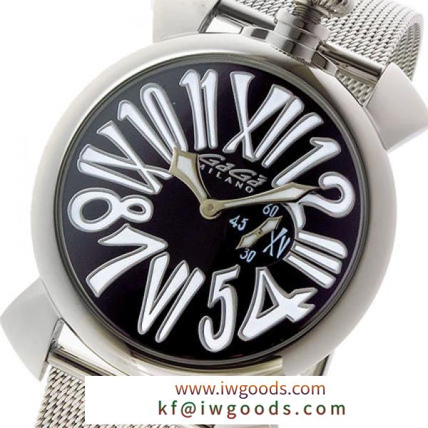 ガガミラノ 激安スーパーコピー GAGA Milano ブランドコピー商品 SLIM 腕時計 ブラック 5080.2 iwgoods.com:x44k7s