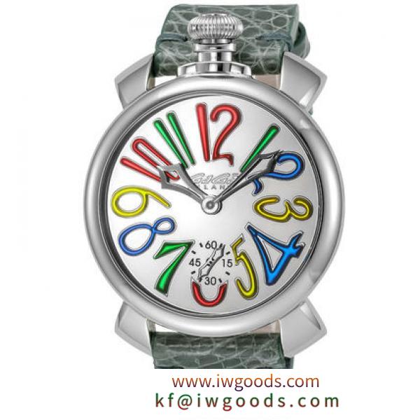 ガガミラノ 激安コピー 時計 MANUALE 48MM MIRROR 腕時計 グリーン/シルバー iwgoods.com:zlsfca