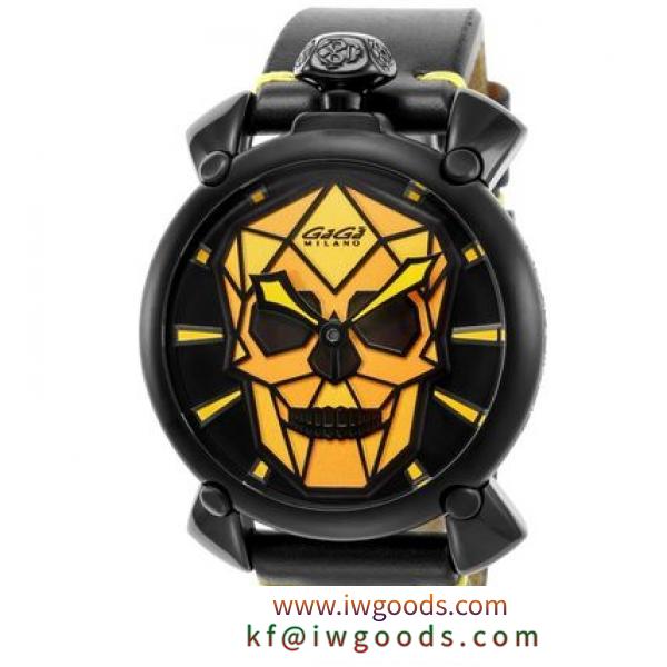 ガガミラノ ブランドコピー 腕時計 MANUALE48MM メンズ ブラック 506201S iwgoods.com:1km2n3