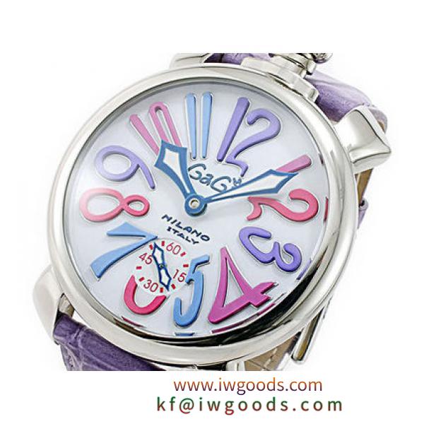 ガガミラノ スーパーコピー マニュアーレ48 手巻き メンズ 腕時計 5010.09S-PUR iwgoods.com:bct0cb