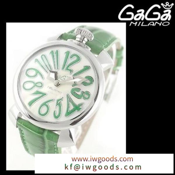 男女兼用可★GaGa Milano 激安スーパーコピー★ マニュアーレ 40mm グリーン 5020.12 iwgoods.com:5cwq0t