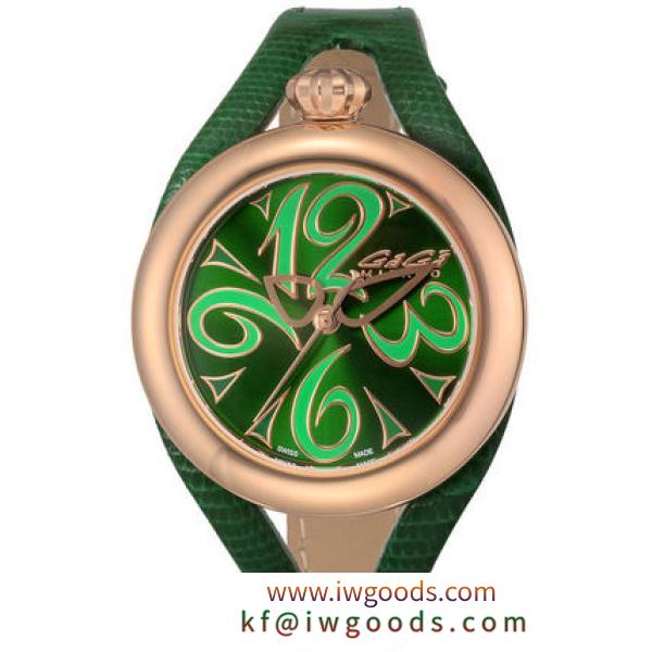 ガガミラノ 偽ブランド 腕時計 42MM 6071.04 時計 グリーン/ピンクゴールド iwgoods.com:4erghm