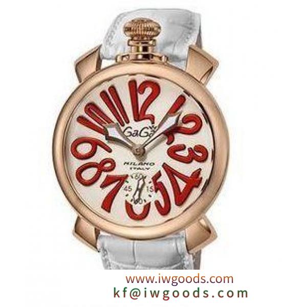 GaGa Milano 偽物 ブランド 販売 ガガ ミラノ マニュアーレ48mm 腕時計 ホワイト iwgoods.com:hwyykb