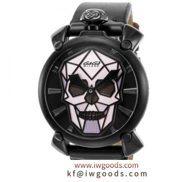 ガガミラノ ブランドコピー 腕時計 MANUALE48MM メンズ ブラック 506202S iwgoods.com:wvsrti