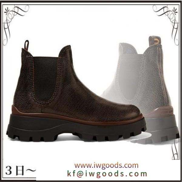 関税込◆Cracked-leather Chelsea boots iwgoods.com:hmbwi5