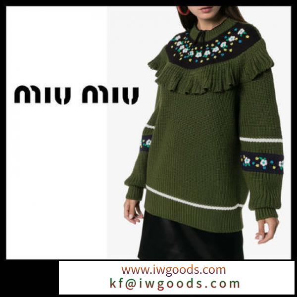 ■MIU MIU 新作■フローラルセーター iwgoods.com:xnch10