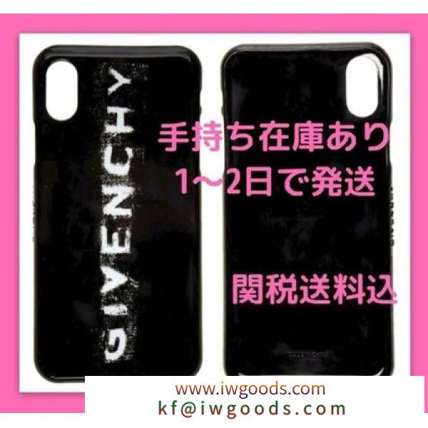 ☆即発☆大人気 GIVENCHY ブランドコピー通販 ブラック ロゴ iPhone XS/X ケース iwgoods.com:104ar5