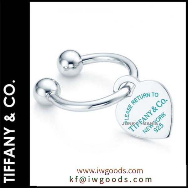 ★追跡&関税込【コピーブランド Tiffany & CO】Heart Tag Key Ring iwgoods.com:rk3on0
