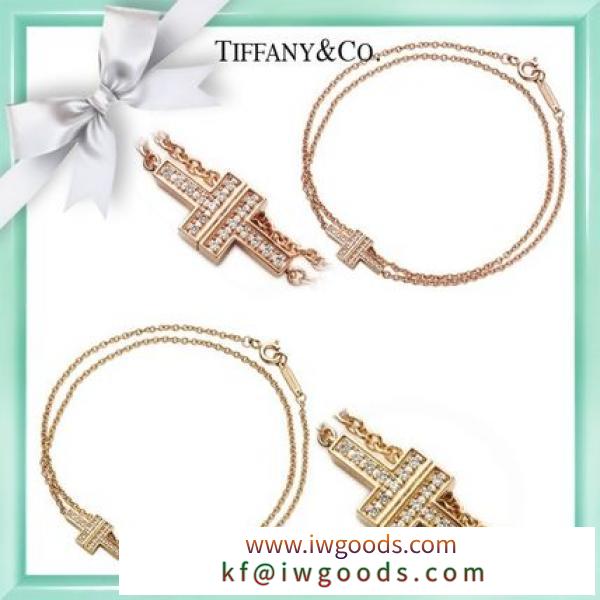 【ティファニー 偽物 ブランド 販売】スーパーコピー 代引 Tiffany T TWO double chain Bracelet 18k 2色 iwgoods.com:c6onwj