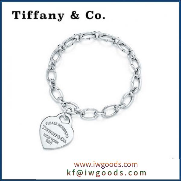 【ブランド コピー Tiffany & Co.】人気 Heart tag Charm and bracelet★ iwgoods.com:ng4fa6