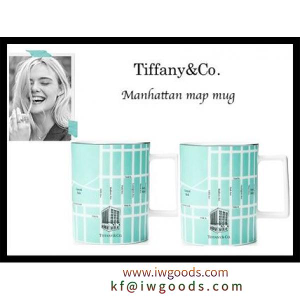 ☆日本未発売☆スーパーコピー Tiffany・Manhattan Map マグカップ２個セット☆ iwgoods.com:s42km0