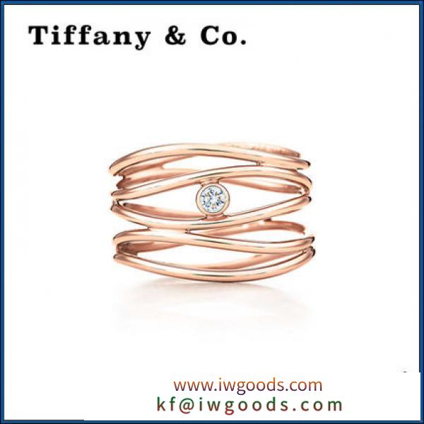 【コピー品 Tiffany & Co.】人気 Wave Five-row Diamond Ring リング★ iwgoods.com:fkaln9