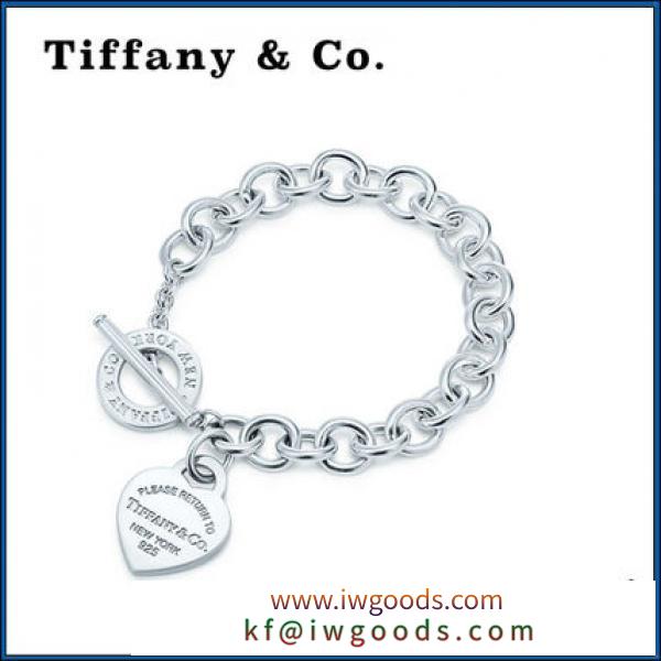 【ブランド コピー Tiffany & Co.】人気Heart Tag Toggle Braceletブレスレット★ iwgoods.com:rcynwi