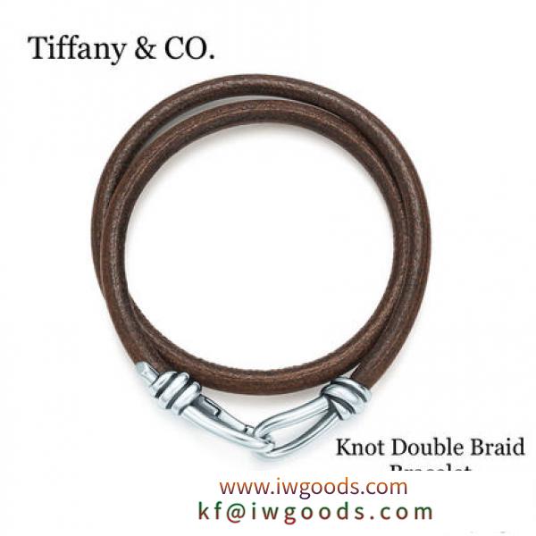 【偽ブランド Tiffany&Co.】Knot Double Braid Wrap Bracelet メンズ iwgoods.com:37bheo