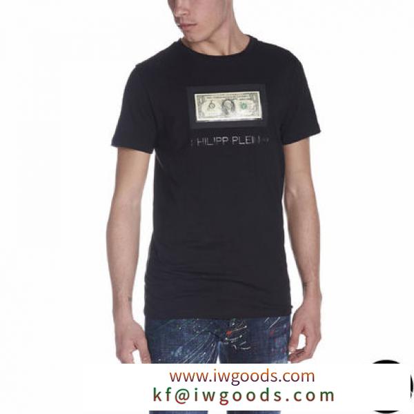 関税込PHILIPP PLEIN ブランドコピー商品 2019SS DOLLAR Tシャツ エンボスロゴ iwgoods.com:ixhbdh