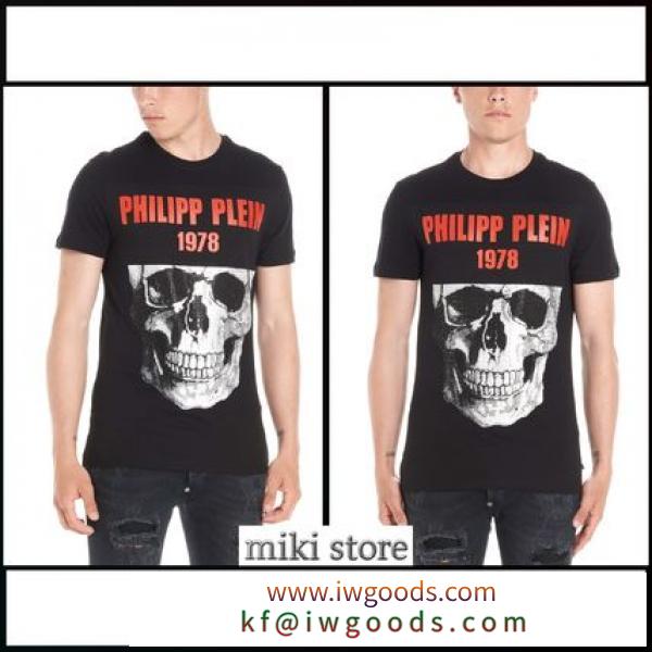 【Philipp PLEIN コピー品】 'skull'Tシャツ iwgoods.com:ptzz7n