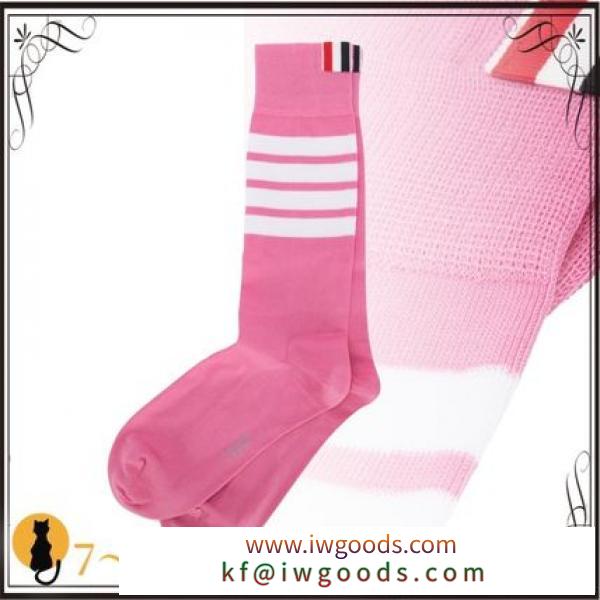 関税込◆Embroidered pink stretch cotton socks iwgoods.com:fvu2yu
