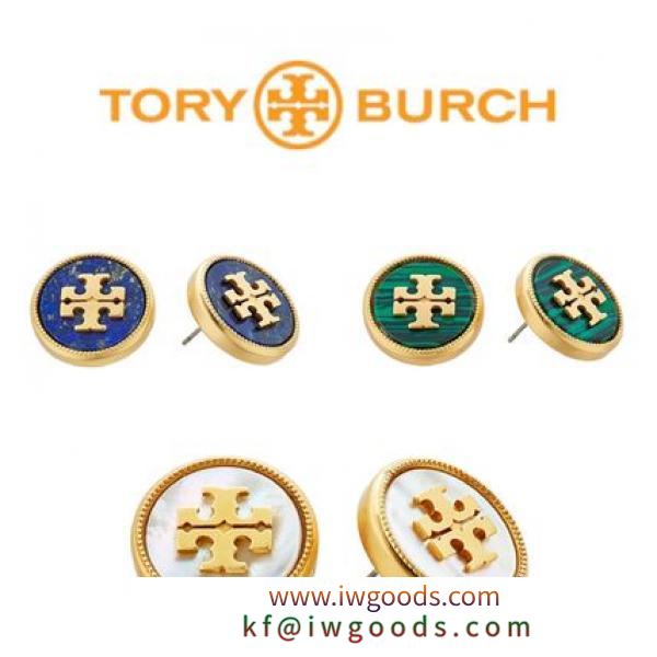 NEW!! 送料込♪ Tory Burch コピー商品 通販 Semi-Precious Stud Earrings☆★ iwgoods.com:wbckb5