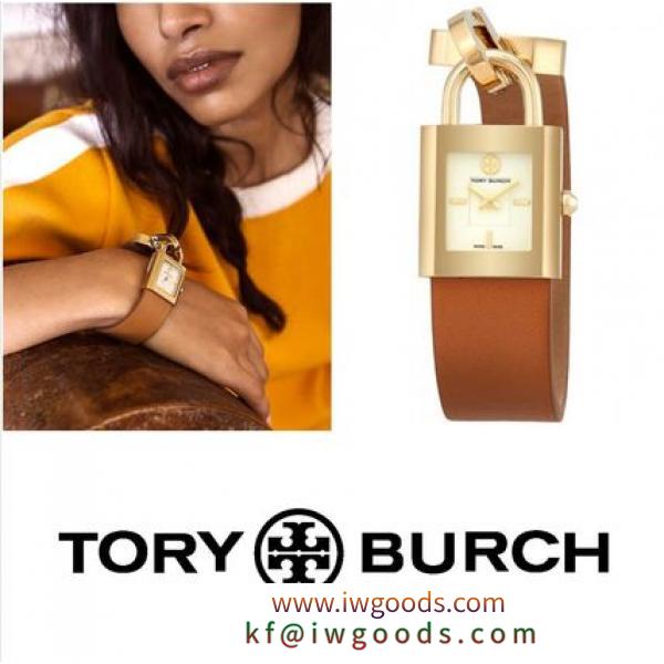 【Tory Burch ブランド 偽物 通販】SURREY LEATHER WATCH 腕時計 iwgoods.com:zso7qi