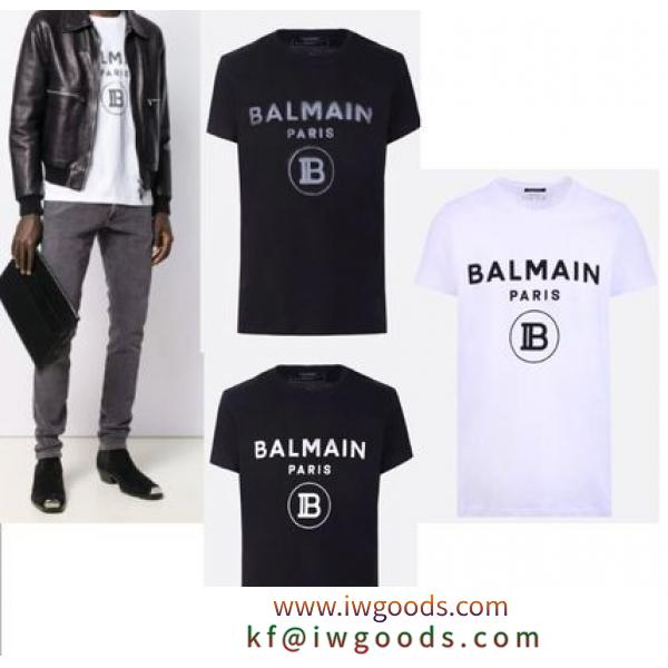 関送込【BALMAIN ブランド 偽物 通販】 ロゴ Tシャツ iwgoods.com:63uzfl