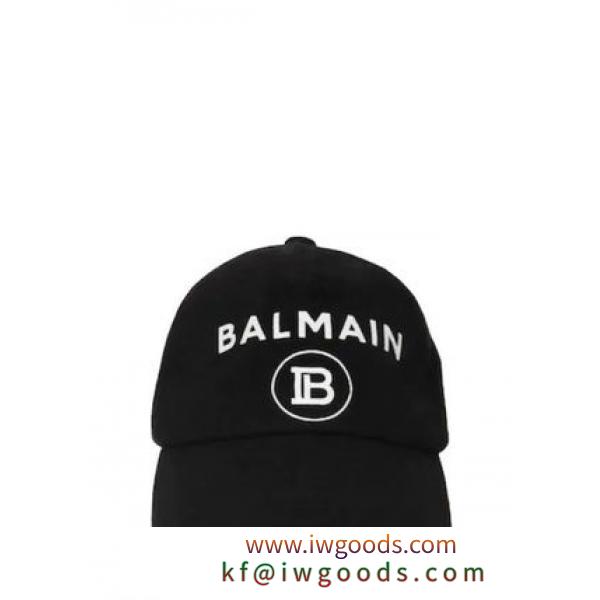 ★ BALMAIN ブランドコピー通販 ウール＆カシミア 野球帽 iwgoods.com:8rw046