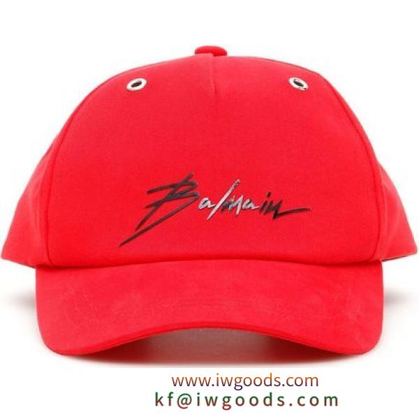 BALMAIN ブランドコピー商品◇SSCute ロゴ baseball cap iwgoods.com:q70c5w