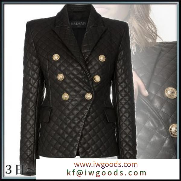 関税込◆ double-breasted quilted leather blazer iwgoods.com:205kpt