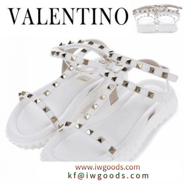 VALENTINO 激安スーパーコピー﻿コピー品/EMS発送/送料込み Rock Stud Strap Sandals iwgoods.com:5d9760