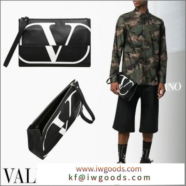 【VIP SALE！】VALENTINO ブランド 偽物 通販◆GOロゴ カーフスキン クラッチバッグ iwgoods.com:i0j7fs