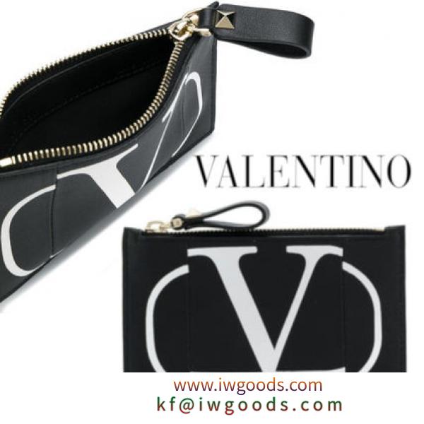 VALENTINO ブランドコピー通販◆V logo print coin&amp;card case iwgoods.com:9bwxfg