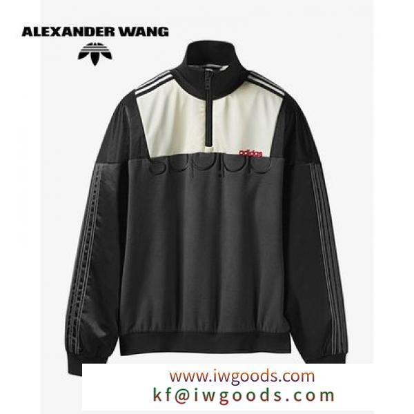 【Adidas x Alexander WANG コピー品】ハーフジップスウェット (関送込) iwgoods.com:zon60u