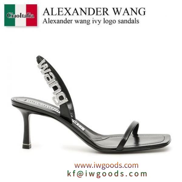 ALEXANDER WANG ブランド コピー　Ivy Logo Sandals iwgoods.com:gh4lg6