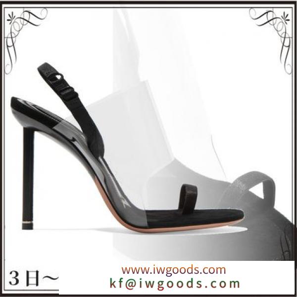 関税込◆Kaia PVC and suede slingback sandals iwgoods.com:cj9qjn