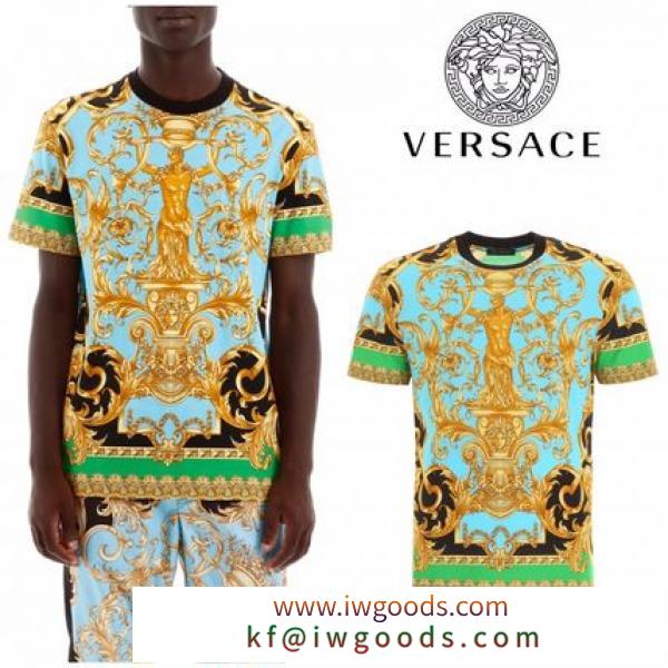 【VERSACE ブランドコピー】Gold Barocco T-Shirt iwgoods.com:41hcnm