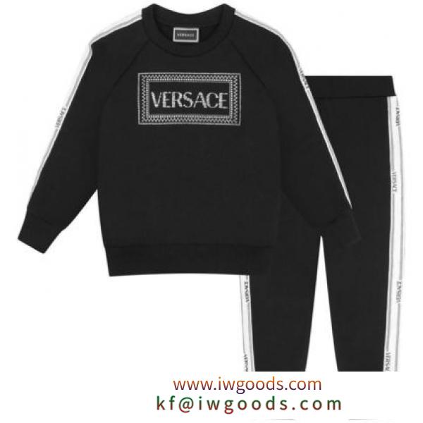 2019AW VERSACE コピー商品 通販 KIDS トラックスーツ BK(-140cm) iwgoods.com:t4scui