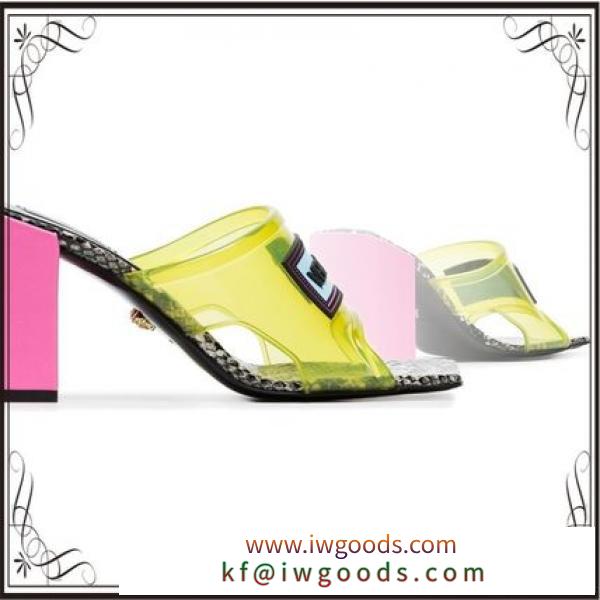 関税込◆90s vintage VERSACE コピー商品 通販 logo mid heel sandals iwgoods.com:dknbd8