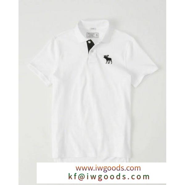 即発可!アバクロンビー ビックムース鹿の子ポロシャツ/White スーパーコピー iwgoods.com:640lic