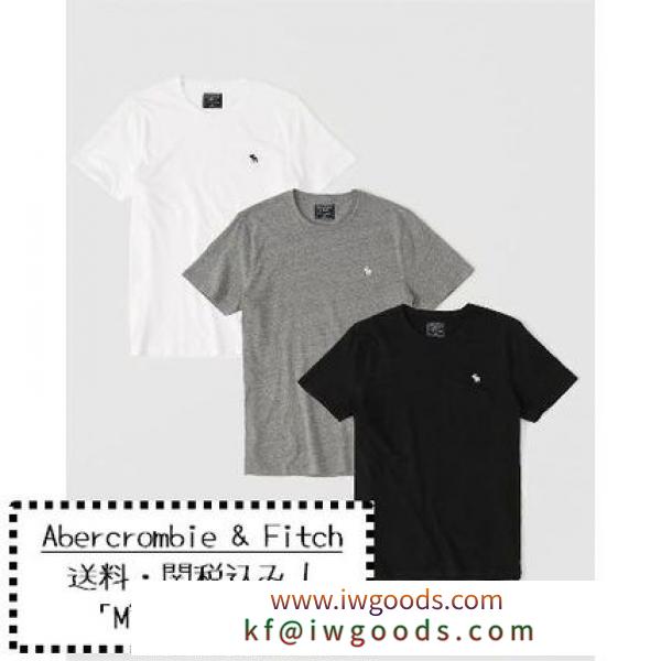 Abercrombie&Fitch スーパーコピー(アバクロ)クルーネックTシャツ３枚セット iwgoods.com:letzac