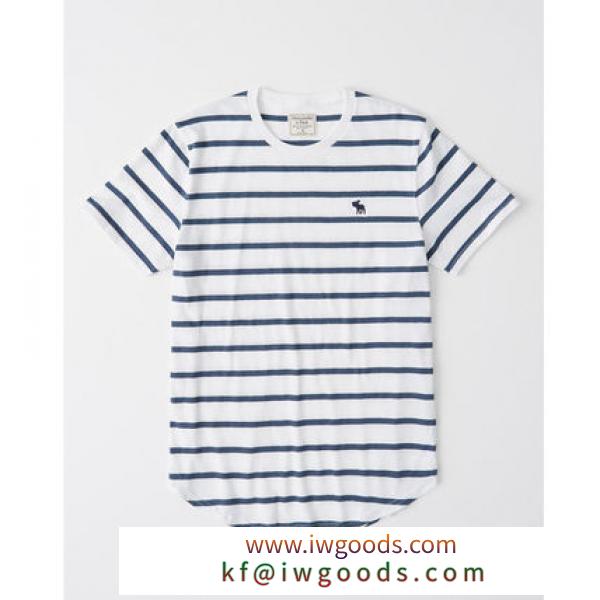 ★送料込 即発送★アバクロ アイコンボーダー  Tシャツ ホワイト iwgoods.com:3mffkz