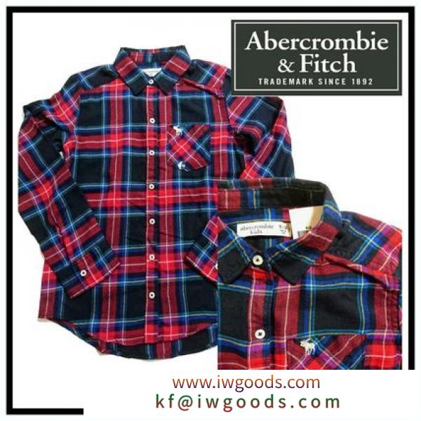 【1点限り/国内即発送】Abercrombie&amp;Fitch 偽ブランド長袖チェックシャツ iwgoods.com:healeo