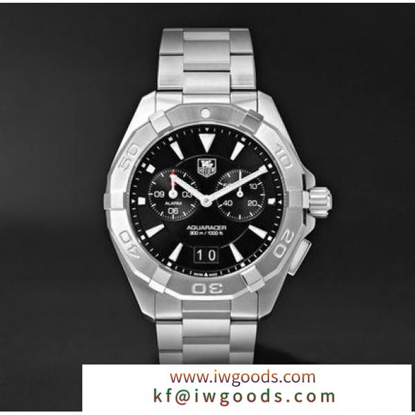 関税送料込み  TAG HEUER スーパーコピー 代引 Aquaracer Alarm Quartz Steel Watch iwgoods.com:gsbbb4