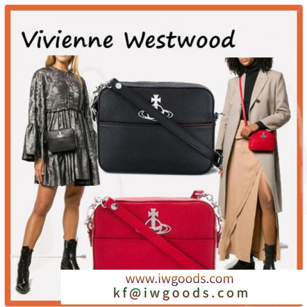 【関税込】Vivienne WESTWOOD 激安スーパーコピー　ロゴ ショルダーバッグ iwgoods.com:s89bnl