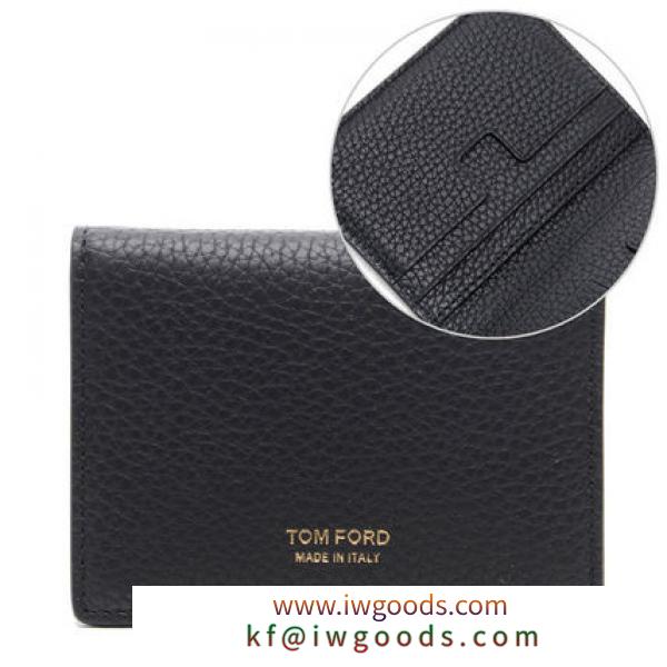 TOM FORD 激安スーパーコピー ★ ゴールド ロゴ メンズカードケース_Y0272T CP9 BLK iwgoods.com:pjf1m6